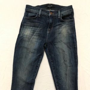 J Brand dark wash skinny jeans